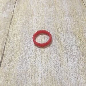 QALO Red Geo Stackable Ring